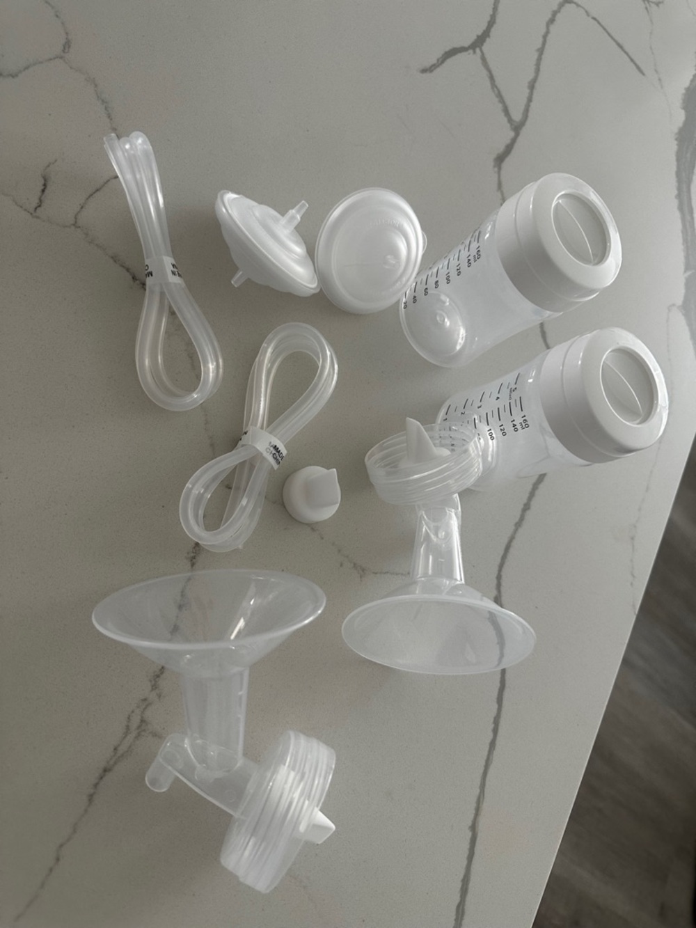 Spectra Breast Pump Parts Replacement Complete Set 24 mm 28 mm New NWT